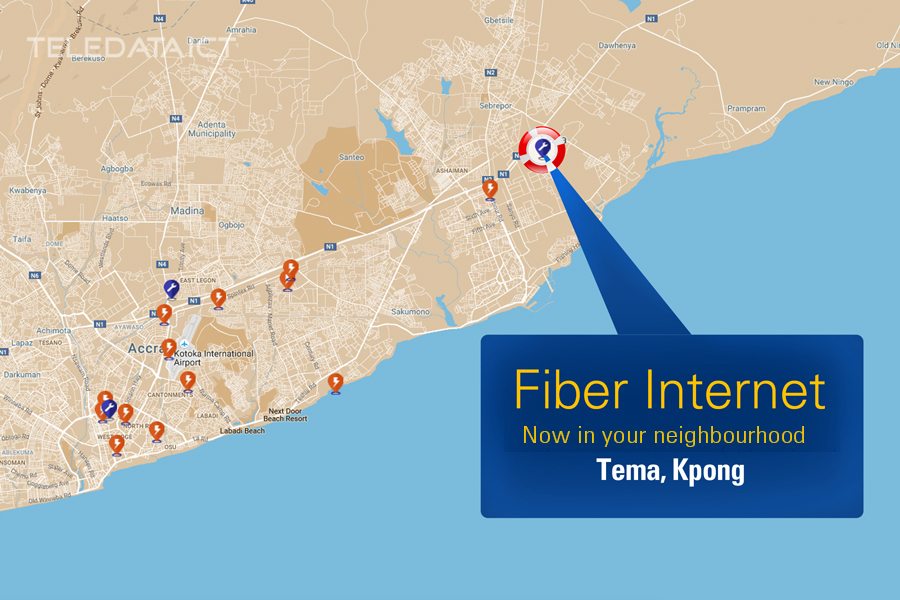 Fiber Internet now in Tema Kpong