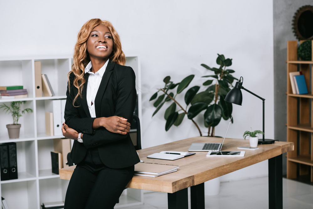 Business Woman smiling