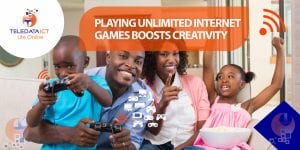 playing unlimited internet games boosts creativity